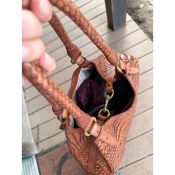 Cole Haan woven leather Genevieve shoulder bag - Picture 11 of 12